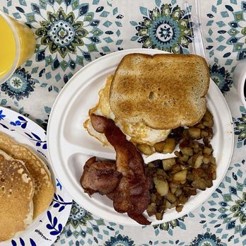 Fraternal Order of Eagle - Standard breakfast, coffee and juice include! Eggs, bacon, toast, hash browns And pancakes - Venues & Event Spaces Near Me - Los Angeles, California Fraternal Order of Eagle - Standard breakfast, coffee and juice include! Eggs, bacon, toast, hash browns And pancakes - Venues & Event Spaces Near Me - Los Angeles, California