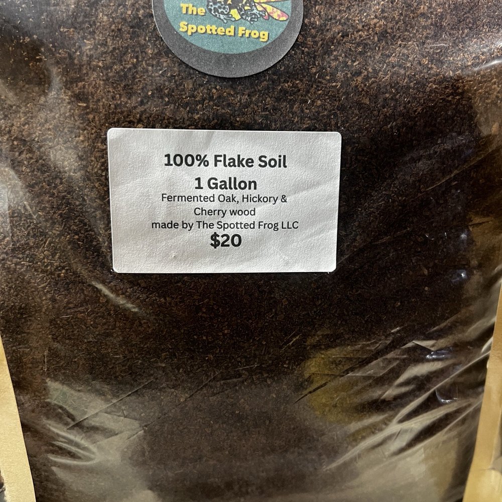 The Spotted Frog - The homemade Flake Soil that's been "cooking" for 9 months! I'm so excited to use this! - Reptile Shops Near Me - Long Beach, California