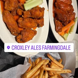 chicken wings and fries chicken wings and fries