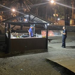 El Cachalote - The fire pit for grilling the fish
