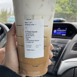 Starbucks - I only get extra ice in my drinks and they also put the perfect amount amount.  This is my go to for a sweet treat.