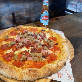 Campfire Pizza & Gelato - MEAT LOVERS - Pizza Near Me - Edmond, Oklahoma Campfire Pizza & Gelato - MEAT LOVERS - Pizza Near Me - Edmond, Oklahoma