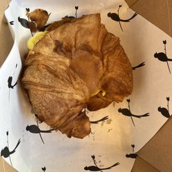 Santos Coffee Uptown - Sausage, Egg, and Cheese Croissant