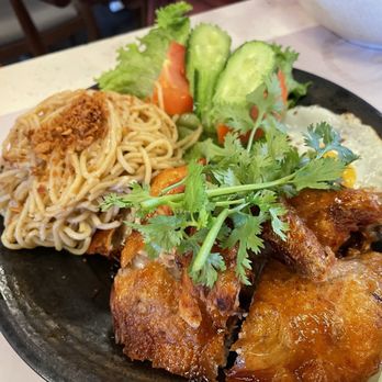 Pho Ha Noi - Chicken with garlic noodles - Vietnamese Near Me - Cupertino, California Pho Ha Noi - Chicken with garlic noodles - Vietnamese Near Me - Cupertino, California