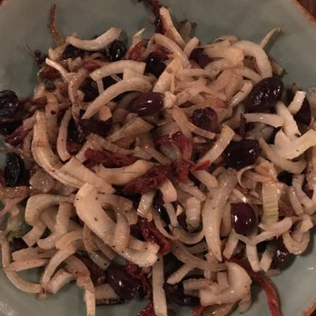 CW's Gin Joint - Specially made salad- leeks, kalamata olives, and sun-dried tomatoes - Cocktail Bars Near Me - Tampa, Florida CW's Gin Joint - Specially made salad- leeks, kalamata olives, and sun-dried tomatoes - Cocktail Bars Near Me - Tampa, Florida