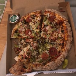 Papa Johns Pizza - Undercooked: The Works Pizza
