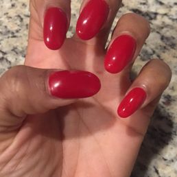 Very nice, edges and cuticles are done.