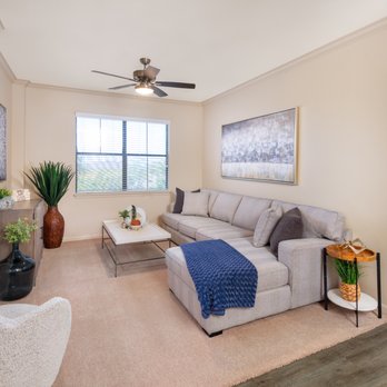 Las Colinas at Black Canyon - Living room with ceiling fan at Las Colinas at Black Canyon - Apartments Near Me - Phoenix, Arizona Las Colinas at Black Canyon - Living room with ceiling fan at Las Colinas at Black Canyon - Apartments Near Me - Phoenix, Arizona