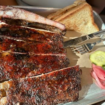 Barrel & Bones - Half rack of pork ribs - Barbeque Near Me - Carrollton, Texas