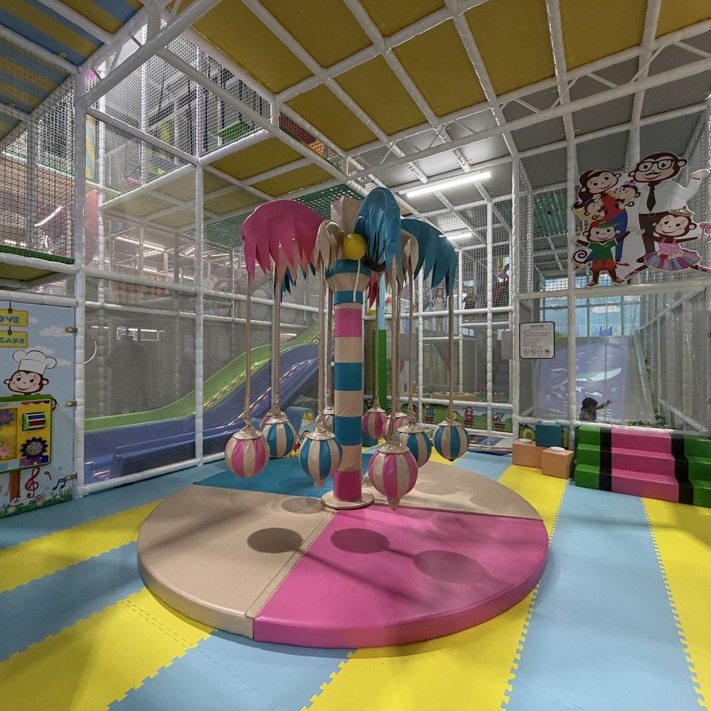 Cheeky Monkeys - Jump and spin, one of the interactive activities in the play zone - Indoor Playcenter Near Me - Houston, Texas Cheeky Monkeys - Jump and spin, one of the interactive activities in the play zone - Indoor Playcenter Near Me - Houston, Texas