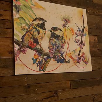 Seared - One of several pieces of art on walls - Steakhouses Near Me - Albuquerque, New Mexico