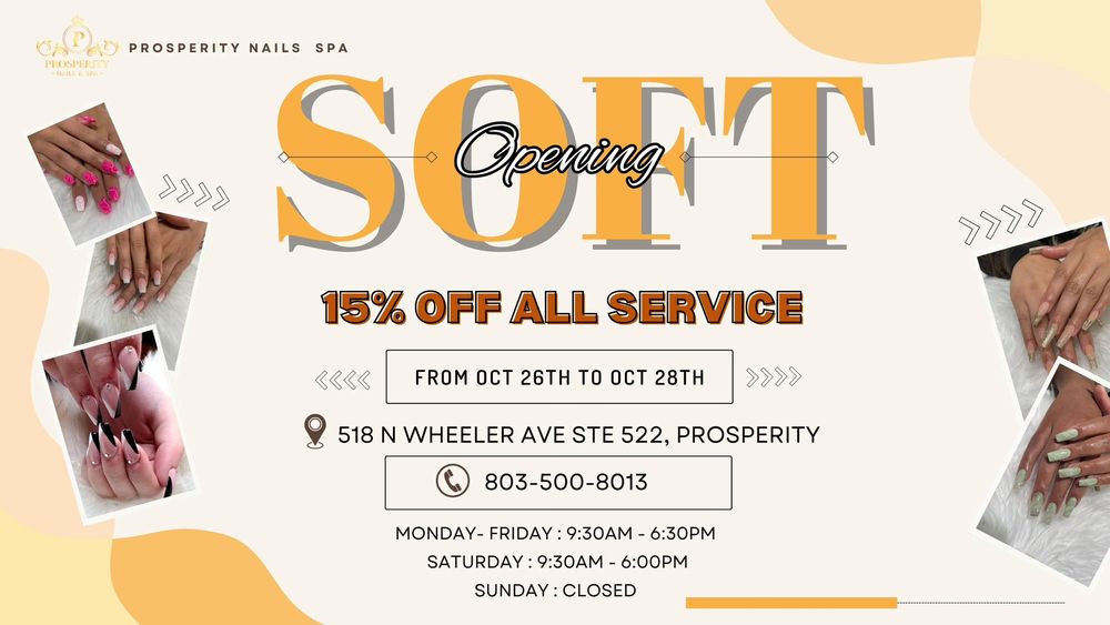 PROSPERITY NAILS & SPA Request an Appointment 518 N Wheeler Ave