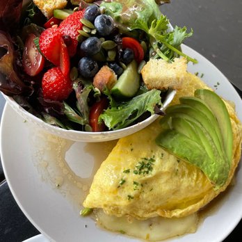 Vic's - Rosie's Omelette with side salad - Breakfast & Brunch Near Me - Martinez, California Vic's - Rosie's Omelette with side salad - Breakfast & Brunch Near Me - Martinez, California