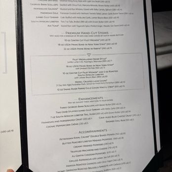 Eddie V's Prime Seafood - Menu (2/3) - Seafood Near Me - El Segundo, California Eddie V's Prime Seafood - Menu (2/3) - Seafood Near Me - El Segundo, California