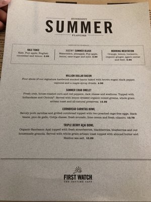 Menu photo 8 First Watch Sunrise, FL Menu photo 8 First Watch Sunrise, FL