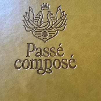 Le Passé Composé - Passé composé menu cover - Breakfast & Brunch Near Me - Montreal, Quebec Le Passé Composé - Passé composé menu cover - Breakfast & Brunch Near Me - Montreal, Quebec