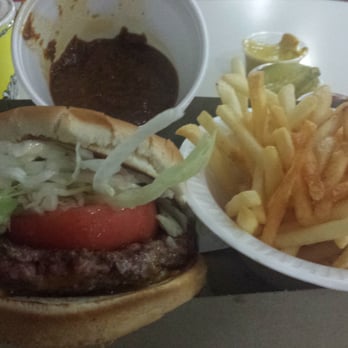 Carney's Restaurant - Half pound cheddar cheese burger with chili on the side. Small fries. $10 - Burgers Near Me - Los Angeles, California