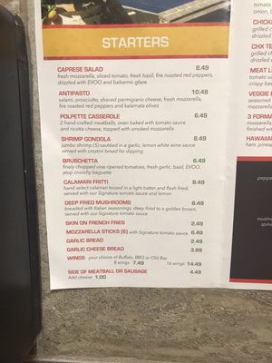 Menu photo 1 Piazza 27 Baltimore, MD