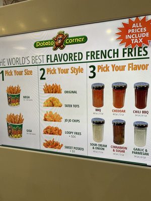 Menu photo 1 Potato Corner Ontario, CA