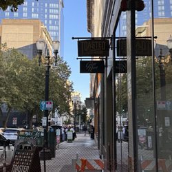 Outside