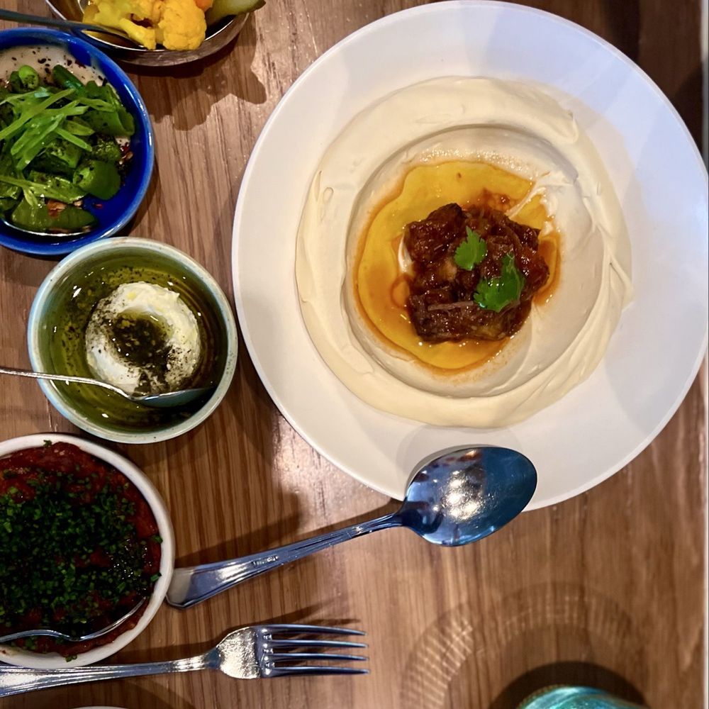Bubbe's Bubbe's Brisket and hummus Bubbe's Bubbe's Brisket and hummus
