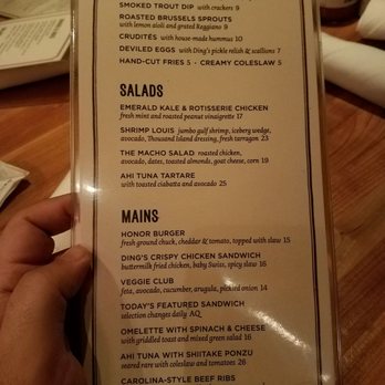 The Honor Bar - Menu - American Near Me - Dallas, Texas The Honor Bar - Menu - American Near Me - Dallas, Texas