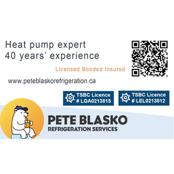 Pete Blasko Refrigeration Services - Heating & Air Conditioning/HVAC Near Me - Duncan, British Columbia Pete Blasko Refrigeration Services - Heating & Air Conditioning/HVAC Near Me - Duncan, British Columbia