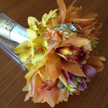 Spinning Web Florist - Stunning bridal bouquet that rivaled our Pacific wedding sunset. - Florists Near Me - Honolulu, Hawaii Spinning Web Florist - Stunning bridal bouquet that rivaled our Pacific wedding sunset. - Florists Near Me - Honolulu, Hawaii