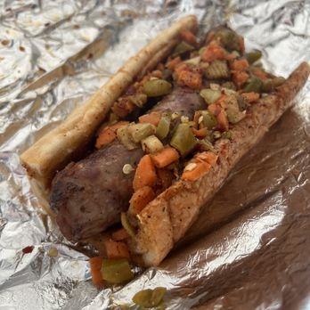 Badda Bing's Italian Beef & Sausage - Tuscan Sausage Special - Fast Food Near Me - New Lenox, Illinois Badda Bing's Italian Beef & Sausage - Tuscan Sausage Special - Fast Food Near Me - New Lenox, Illinois