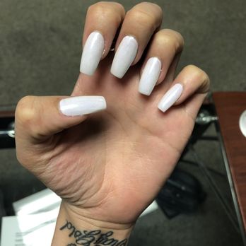 Nice Nails & Spa - Coffin White Chrome Full Set - Nail Salons Near Me - Fresno, California Nice Nails & Spa - Coffin White Chrome Full Set - Nail Salons Near Me - Fresno, California