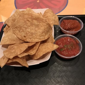 Taco Fiesta - Chips (free with the entree) and salsa from the salsa station - Mexican Near Me - Baltimore, Maryland Taco Fiesta - Chips (free with the entree) and salsa from the salsa station - Mexican Near Me - Baltimore, Maryland
