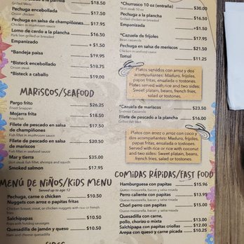 Fonda Sabaneta - Menu - Colombian Near Me - Miami, Florida Fonda Sabaneta - Menu - Colombian Near Me - Miami, Florida
