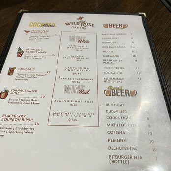 Wild Rose Tavern - Wild Rose Tavern menu - Pretzels Near Me - DEATH VALLEY, California