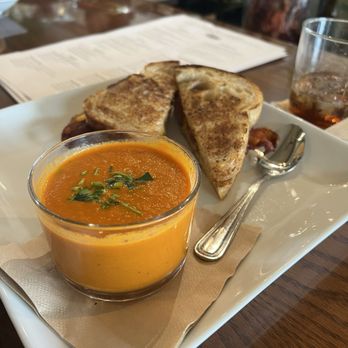 The Grill at Point Pinos - Grilled cheese with bacon and tomato soup - very good - Breakfast & Brunch Near Me - Pacific Grove, California The Grill at Point Pinos - Grilled cheese with bacon and tomato soup - very good - Breakfast & Brunch Near Me - Pacific Grove, California