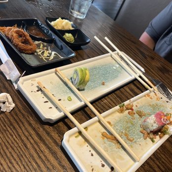 Kumo Sushi - Calamari 4/10 Sumo roll hot Cheeto girl galore  Rainbow, avocado saves the fishiness  Vodka cran well balanced  Would come here again - Sushi Bars Near Me - Houston, Texas