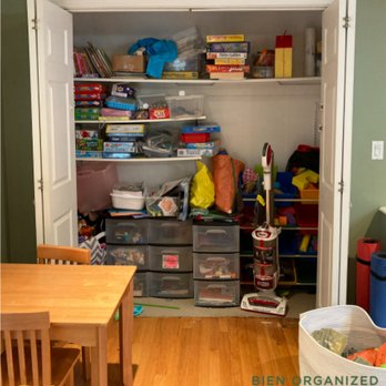Bien Organized - Cluttered toys/games - Home Organization Near Me