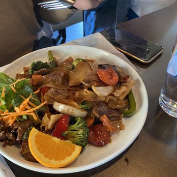 Pink Basil - Pink Basil special (Drunken) noodles - Asian Fusion Near Me - Mystic, Connecticut Pink Basil - Pink Basil special (Drunken) noodles - Asian Fusion Near Me - Mystic, Connecticut