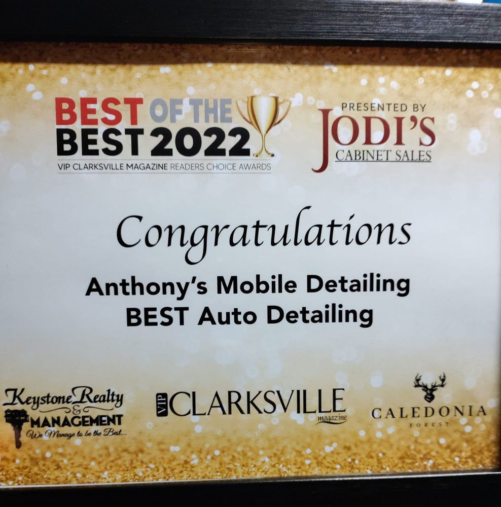 ANTHONYS MOBILE DETAILING Updated October 2024 12 Photos Clarksville, Tennessee Auto