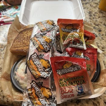 BubbaQue's - Take out with different sauces - Barbeque Near Me - Sun City Center, Florida