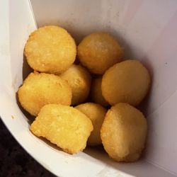 KFC - Mashed Potatoes & Gravy poppers.  Gross. What was I thinking.  Too much THC that day...