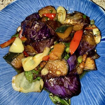 Holy Basil - Eggplant & Squash Eggplant basil ( Vegan ) - Thai Near Me - Los Angeles, California