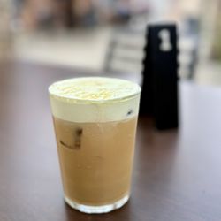 Hidden House Coffee - Iced pistachio latte
