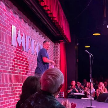 Ontario Improv - At the end of comedian Joe Machi's show-view from VIP seating - Comedy Clubs Near Me - Ontario, California