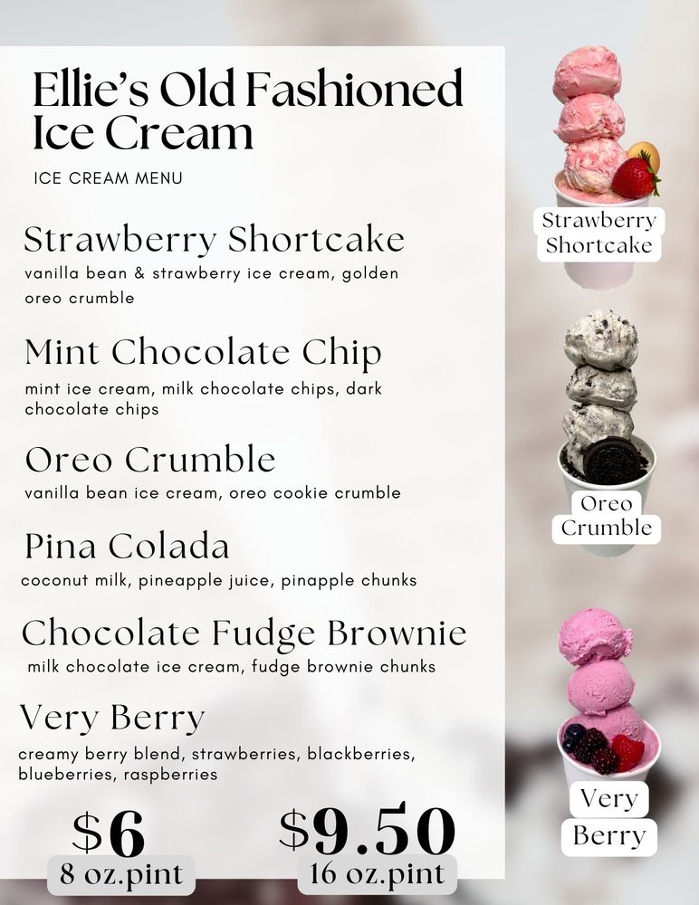 ELLIE’S OLD FASHIONED ICE CREAM Ice Cream & Frozen Yogurt in Rancho Cucamonga, California at