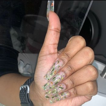 Nails By Ce - My first time with her, she went above and beyond with the glitter and foils to give me an amazing final product. - Nail Technicians Near Me