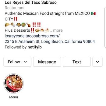 Los Reyes Del Taco Sabroso - Juice Bars & Smoothies Near Me - Long Beach, California