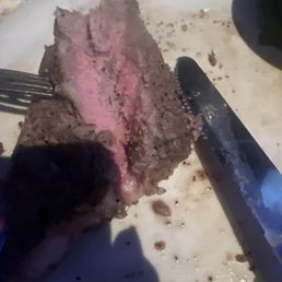 Medium rare? NOT! Mgr said he would go talk to the kitchen and return. NEVER RETURNED! The waiter said he took off my beer of $3.00 Oh my! Medium rare? NOT! Mgr said he would go talk to the kitchen and return. NEVER RETURNED! The waiter said he took off my beer of $3.00 Oh my!