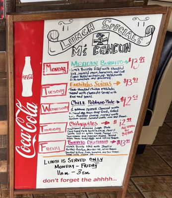 Menu photo 2 Mi Cancun Mexican Restaurant Smyrna, TN Menu photo 2 Mi Cancun Mexican Restaurant Smyrna, TN