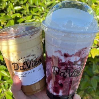 Da Vien Coffee - Egg coffee & Blueberry Cheese Foam Frappe - Desserts Near Me - Westminster, California Da Vien Coffee - Egg coffee & Blueberry Cheese Foam Frappe - Desserts Near Me - Westminster, California