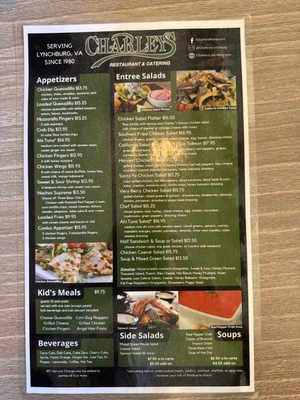 Menu photo 4 Charley's Restaurant and Catering Lynchburg, VA